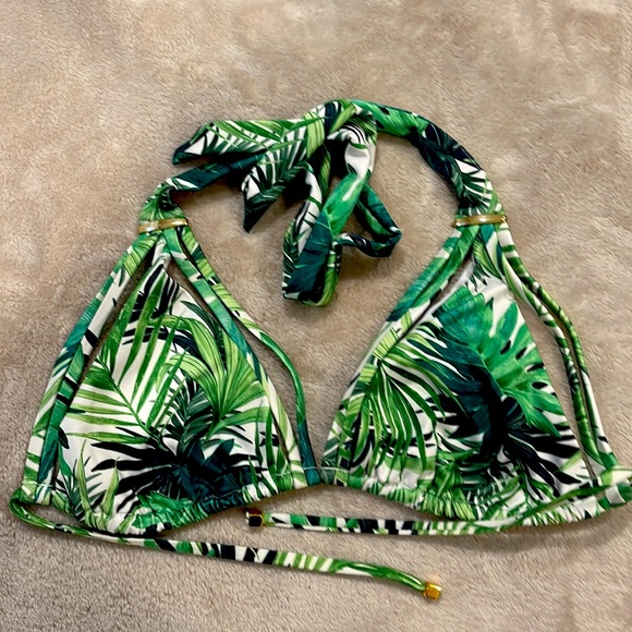 Roberto Lucca Palm Tree Print Bikini Swimwear 90100-11801 Size 2XL main image 1